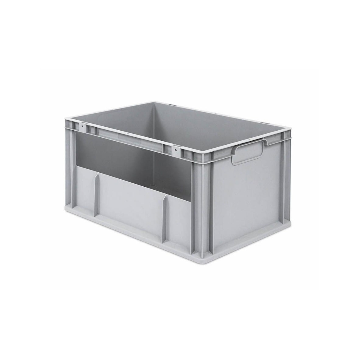 PROREGAL Eurobox NextGen Insight | HxBxT 32x40x60cm | 65 Liter | Seite offen | Eurobehälter, Transportbox, Transportbehälter, Stapelbehälter