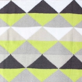 thumbnail of Wohndecke Kuscheldecke Strickdecke Plaid 130x160 cm Grün/Grau