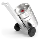 thumbnail of Carrinho porta barris de cerveja em aço inoxidável