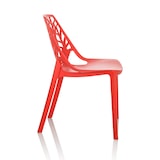 thumbnail of Besucherstuhl / Schalenstuhl ARTIFO TRI Kunststoff rot hjh OFFICE