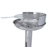 thumbnail of ACTIVA Edelstahl Holzkohle Säulengrill "Augsburg" mit 39 cm großen verchromten, verstellbaren Grillrost und Belüftung in der Säule