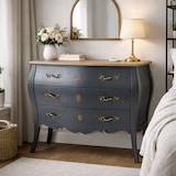 thumbnail of Commode 3 tiroirs Murano céleste -  Gris  Bois Amadeus 40.00x80.00 cm