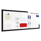 thumbnail of ALLBoards Magnetisches Whiteboard 30x70cm, SCHWARZ