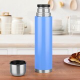 thumbnail of GRÄWE Isolierflasche inkl. Reinigungsbürste, 1 Liter, mit Drehverschluss, hellblau, matt