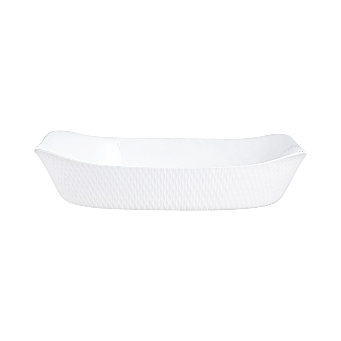 Weiße Auflaufform 34 x 25 cm Smart Cuisine Wavy -. Luminarc
