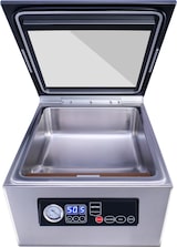 thumbnail of METRO Professional Machine sous vide à cloche GVS1200, acier inoxydable/verre, 37.2x44.3x24.9 cm, 7 L, pompe 70L/min, minuterie, 5 fonctions, argent