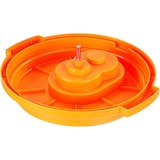thumbnail of Muvell Salatschleuder | 12 Liter | geschützter Antrieb & Hebelbremse | 36 cm Durchmesser 40 cm Höhe | Farbe: Orange | Salattrockner, Salat Spinner