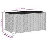 thumbnail of vidaXL Garten-Auflagenbox Schwarz 120x65x61 cm Poly Rattan