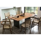 thumbnail of SIT Möbel Baumkante-Tisch | 36 mm Akazie-Platte natur | Metallgestell schwarz | B 160 x T 85 x H 75,6 cm | 16089-11 | Serie TOPS & TABLES