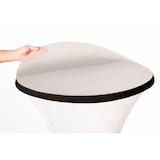 thumbnail of TexDeko 5er PACK Runde Schutzplatte für Stehtische, Stehtischhussen, Abdeckplatte aus Kunststoff (Ø 78 cm)