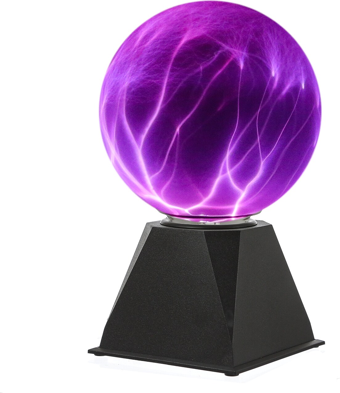 Plasmakugel Plasmaball Retro Lichteffekt mit Blitzshow Automatik lila
