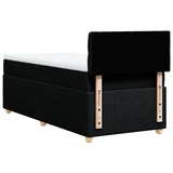 thumbnail of vidaXL Boxspringbett mit Matratze Schwarz 100x200 cm Stoff