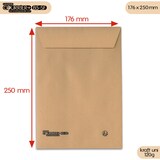 thumbnail of Lot de 250 Enveloppes kraft brun uni B5 gamme Courrier+