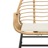 thumbnail of vidaXL 9-tlg. Garten-Essgruppe mit Kissen Braun Poly Rattan Glas