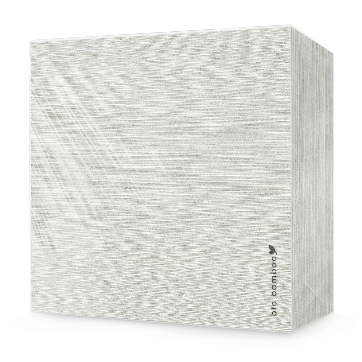 Bio Bamboo® – Einwegserviette, 40 x 40 cm, extrem weich, kompostierbar, Bambusviskose, 600 Stück, hellgrau