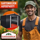 thumbnail of GARDEBRUK® XXL Metall Gerätehaus 5m² mit Fundament anthrazit