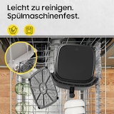 thumbnail of 9L XL Heißluftfritteuse 2350W, Airfryer mit 9 Programme, Digital Touch, fettarmes Kochen, kompakt, Schüttel-Erinnerung, spülmaschinengeeignet