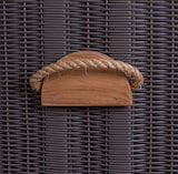 thumbnail of Strandkorb - bene living - Borkum XL Teak Bullauge - PE grau - Modell 537 - 2,5-Sitzer inkl. Liftersystem