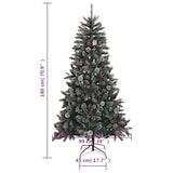 thumbnail of vidaXL Künstlicher Weihnachtsbaum mit Ständer Grün 180 cm PVC