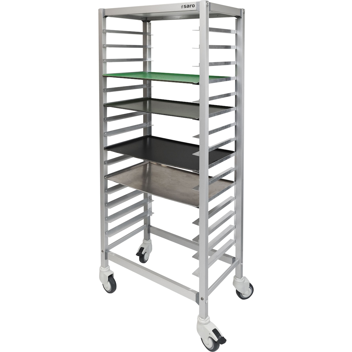 Saro Flatpack Trolley 18x 600x400 mm, fahrbar