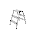 thumbnail of Alu Trittleiter Aluleiter Klapptritt Haushaltsleiter 3 stufig 150kg klappbar