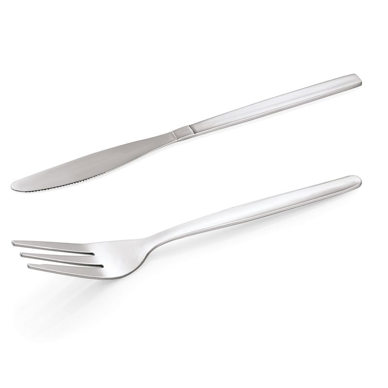 144 tlg. Besteckset Gastro NP80 ECO, Chromstahl 18/0, 72 Messer + 72 Gabeln