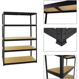 thumbnail of PROREGAL Mega Deal | 4x Schwerlastregal Big Elephant M & 1x Höhenverstellbare Werkbank Slim Dino| Fachlast bis zu 600kg | Schwarz | Stecksystem
