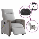 thumbnail of vidaXL Massagesessel Elektrisch Wolkengrau Stoff