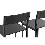 thumbnail of Set 2 Sgabelli colore NERO Mod. LIGNANO moderni e comodi seduta altezza 67 cm by Yelloo
