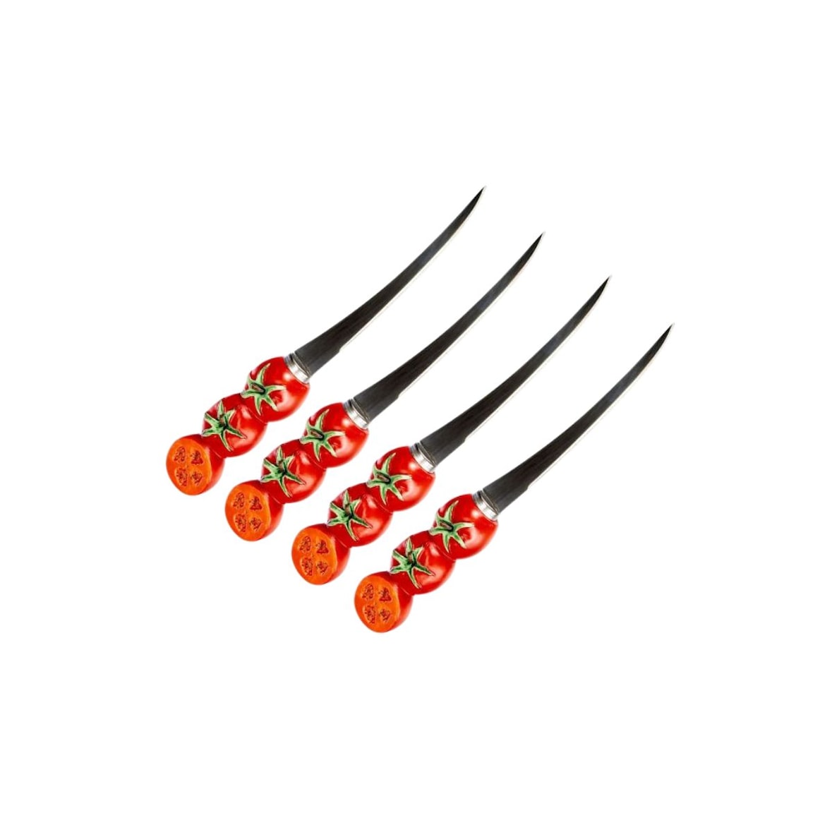 Set di 4 coltelli per pomodori Fackelmann con lama seghettata da 11 cm