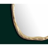 thumbnail of Wandspiegel Asymmetrisch 60x60 cm Metall Design Hängespiegel Gold, Aluminium Dekospiegel Unförmig mit Rahmen, Spiegel Wand Groß, Flurspiegel