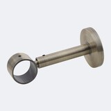 thumbnail of Kit de tringle à rideaux Bronze 250cm Diam.28mm Embout Chapeau - Fixation Mur - Boulet