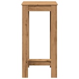 thumbnail of Table de bar chêne artisanal 51x50x103,5 cm bois d'ingénierie Modèle Boréal Pure Pro