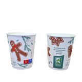 thumbnail of 600 Bio Glühweinbecher mit Weihnachtsmotiv 300ml 0,3l Füllstrich doppelwandig Papier+ Biobarriere