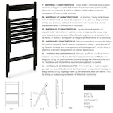 thumbnail of Yelloo - Stühle mod. LIBRO Farbe SCHWARZ Klappbar Platzsparend Klappbar Massivholz Buche