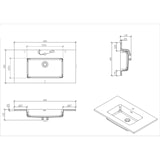 thumbnail of Oreste Luchetta Mobile bagno ANNAT BLACK CEMENT 90 in MDF finitura Cemento L.90 x P.47,5 x H.50 cm