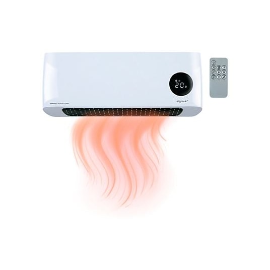 Alpina Elektrische Ventilator en Verwarming - Ventilatorkachel 1000-2000W - Wit