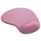 thumbnail of CSL Mauspad mit Gelkissen & Handgelenkauflage, Komfort Office Mousepad, dunkelrosa