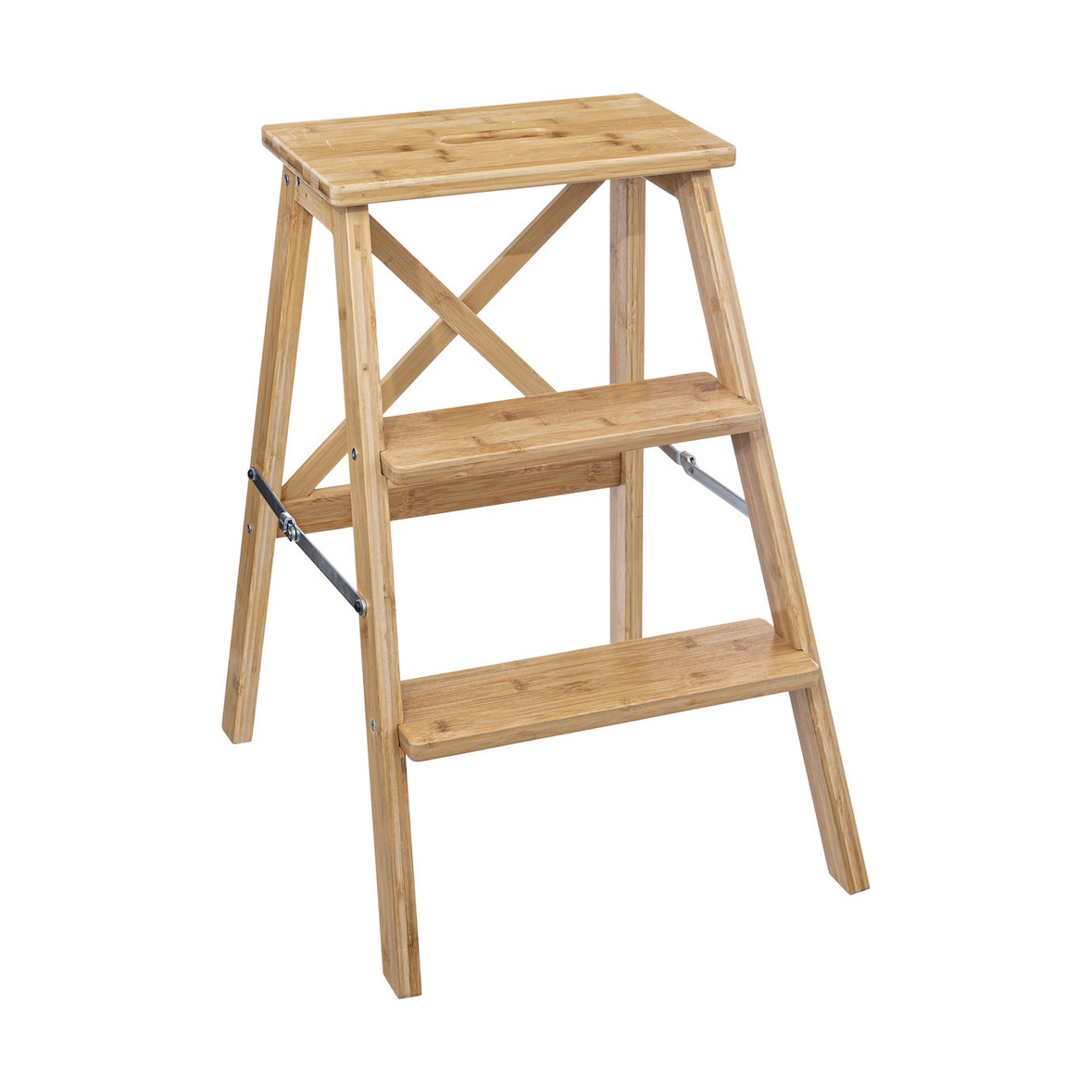 FIVE - Escalera de bambú de 3 niveles 50x43,5x63,5cm