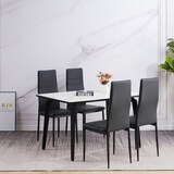 thumbnail of Albatros Esszimmerstühle MILANO 4er Set, Braun - Polsterstuhl mit Kunstleder-Bezug, Modernes Stilvolles Design am Esstisch - Küchenstuhl oder Stuhl