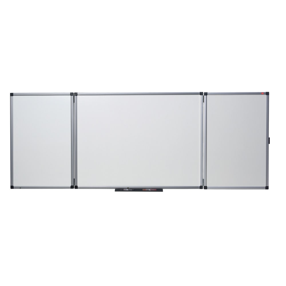 Nobo Magnetische uitklapbaar whiteboard van emaille 1200x900mm met 5 schrijfoppervlakken