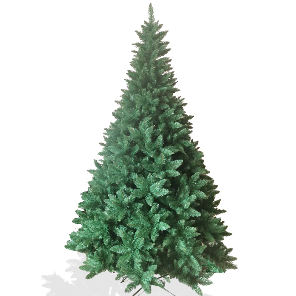 Albero di Natale 270 cm 3649 Rami Artificiale Folto Base Ø 156 cm Metallo - Verde