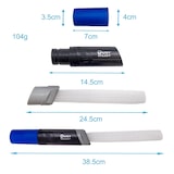 thumbnail of Intirilife Staubsaugeraufsatz mit dünnen flexiblen Saugröhrchen - 38.5 x 4 cm - Für Staubsauger mit 3.1 cm Durchmesser Bürste Reinigungsaufsatz