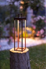 thumbnail of Zafferano - Home Solar 2 LED Laterne, 37,3cm - 2W Wand- und Tischleuchte mit Akku und Dämmerungssensor - Schwarz
