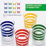 thumbnail of Benetton - Glaswaren 12 33cl-Gläser aus hochwertigem Glas