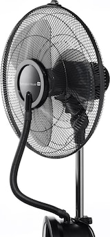 thumbnail of Tarrington House Ventilatore nebulizzante SFM4016, plastica / metallo, 46 x 38 x 132cm, Ø 40 cm, 95 W, 3 velocità, oscillazione, nero / argento