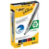 thumbnail of BIC Velleda Feutres pour Tableau Blanc Effaçables à Sec à Pointe Conique Moyenne - Couleurs Assorties x4