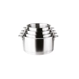 thumbnail of Série de 3 casseroles combi 16-18-20 cm -  Argent Rond Inox Lacor 34x26 cm
