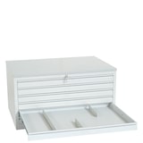 thumbnail of Lüllmann® Zeichnungsschrank, 6 Schubladen DIN A1, 605 x 1135 x 835 mm, lichtgrau