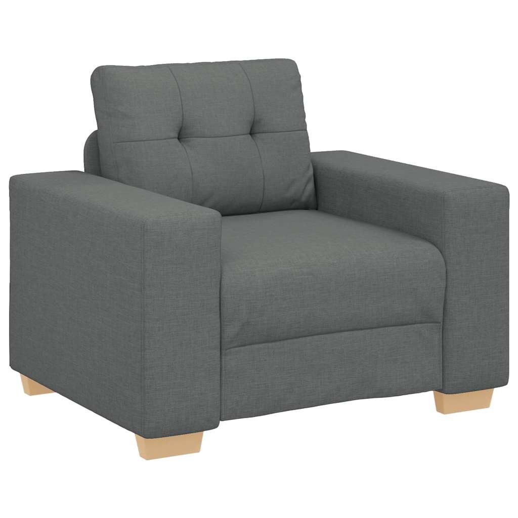 vidaXL Sessel Dunkelgrau 100x78x80 cm Stoff